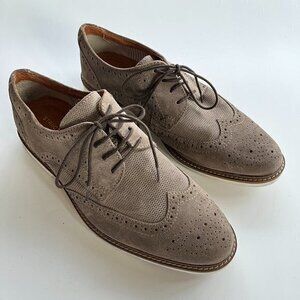 Structure Preston Lace Up Oxfords Mens Size 9 Gray‎ Leather Shoes Work Career